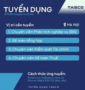 Cty Tasco Tuyển Dụng 2024 Tại Tphcm Mới Nhất Hiện Nay